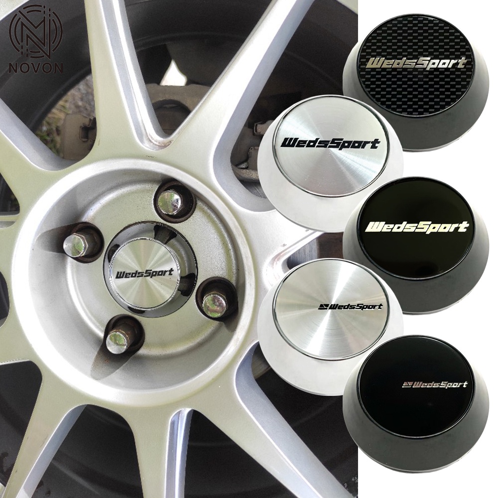 1pc 68MM WEDSSPORT หมวกกลาง ฝาครอบล้อ แข่งรถ ฝาครอบดุมล้อ 62 มม. หมวกคลิป ขอบกีฬา