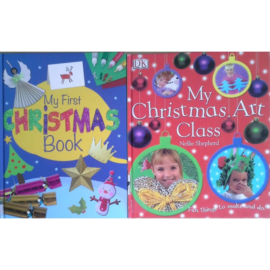 My First Christmas Book, My Christmas Art Class หนังสือมือสอง ปกแข็ง