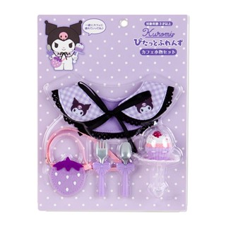 [ส่งตรงจากญี่ปุ่น] Sanrio Nuitori ตุ๊กตา Kuromi ไซซ์ M อุปกรณ์เสริมคาเฟ่ สไตล์ญี่ปุ่น