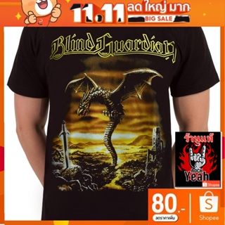 เสื้อวง BLIND GUARDIAN เสื้อผ้าแฟชั่น Rock เสื้อวินเทจ ไบลด์ การ์เดียน RCM448