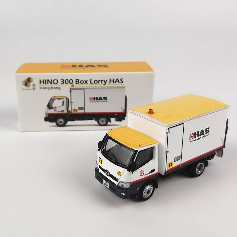 B'Hong Kong Tiny โมเดลรถบรรทุก 168 Has Hino 300 Box Lorry Truck 1/76 008281'
