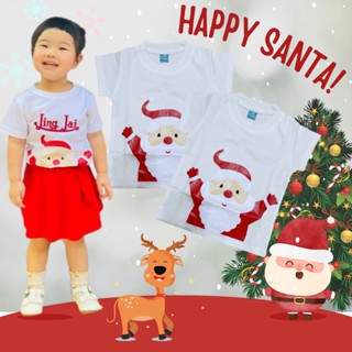 ชุดคริสต์มาสเด็ก ลายซานต้า Happy Santa