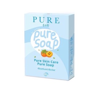 ⚡️ถูกแท้ส่งไว⚡️ แท้💯% สบู่เพียว Pure Skin Care Pure Soap เพียวสกินเคร์ เพียวโซฟ ขนาด 80g.