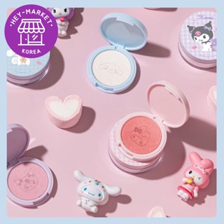 [Kirsh Blending x Sanrio] ❤️Dear My Shine Cheek &amp; Pastel Blur แป้งฝุ่น สําหรับแก้ม❤️ ไฮไลท์ / บลัชออน / แป้งควบคุมความมัน / ไม่มัน / My melody / Cinnamoroll / Kuromi