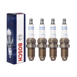 BOSCH หัวเทียน F7LDCR 2 เขี้ยว (แพ็ค 4 หัว)[4X88748160]