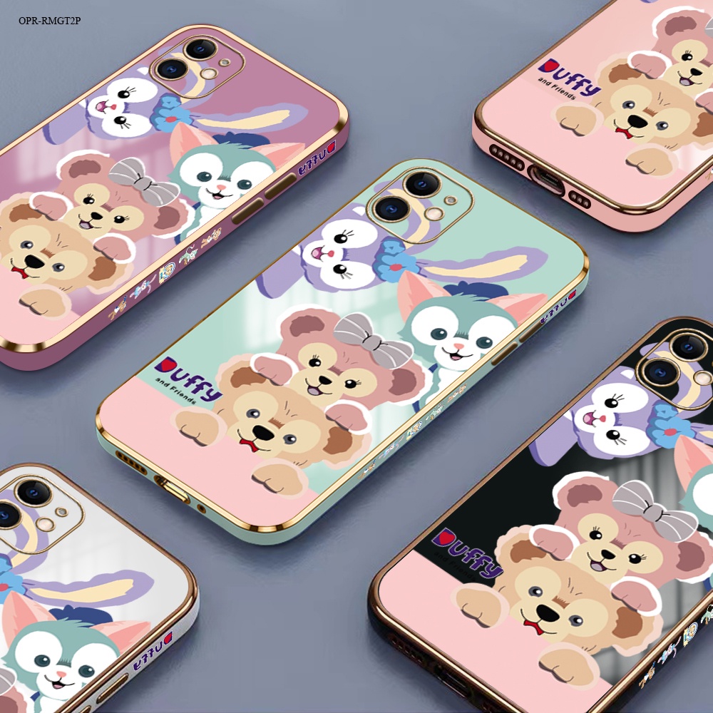 Realme GT 2 3 Neo Master X7 Narzo 20 30A 50 50i 50A Prime Pro 5G เคสเรียวมี สำหรับ Case Cartoon Duffy with friends เคสโทรศัพท์ Back Cover