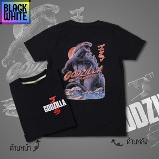 เสื้อยืดBWCB -ใส่โค้ดAPRTSS4ลดทันที20% เสื้อยืด เสื้อยืดไซส์ใหญ่ M-6XL THE STREET ลาย Godzilla ผ้าคอตตอนแท้ 100% (สินค้า