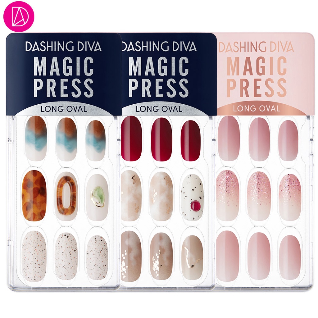Dashing Diva เล็บปลอม ทรงยาว รุ่น MDR2F040OL-MDR2F069OL จำนวน 1 กล่องมี 30 เล็บ