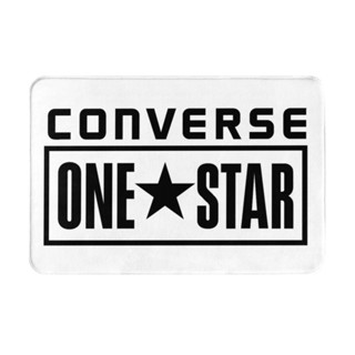 Converse All Star พรมปูพื้นห้องน้ํา กันลื่น ดูดซับน้ําได้ดี แห้งเร็ว พรมเช็ดเท้า ผ้าสักหลาด กันลื่น 16x24 นิ้ว Re