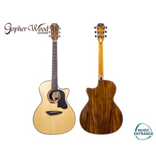 Gopher Wood G-330C KP กีตาร์โปร่ง G330CKP ขนาด 40 นิ้ว ไม้ Engelman Acacia ทรง GA