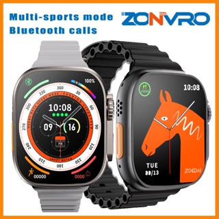 Zd8 Ultra NEW 49MM Smart Watch Series 8 Always-on Display ชาร์จแบบไร้สาย ผู้ชาย ผู้หญิง IP68 กันน้ํา กีฬา NFC Smartwatch