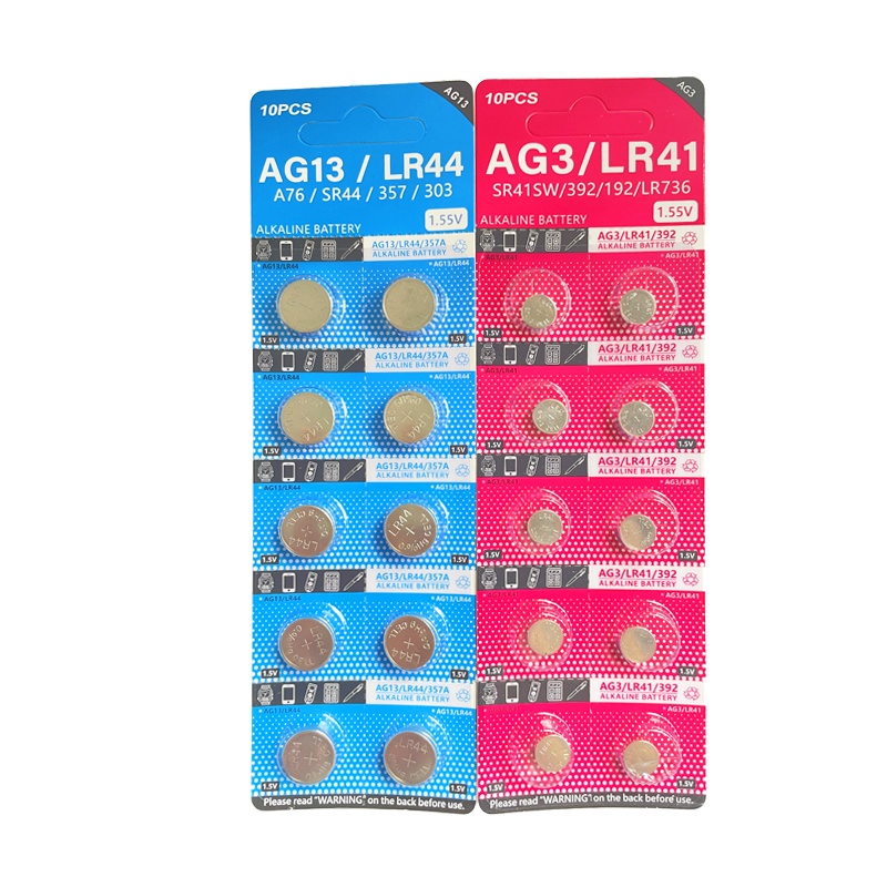 total 20pc LR44 LR 44 A76 AG13 G13 LR1154 and AG3 LR41 392 Alkaline Battery For Watch Clock