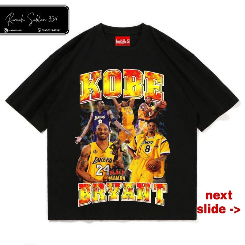 เสื้อยืด | เสื้อโอเวอร์ไซซ์ | รองเท้าบูท | Kobe BRYANT | เสื้อยืด ลาย Kobe BRYANT | เสื้อผ้าวินเทจ |