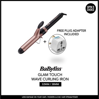 [หุ้นในประเทศไทย] BABYLISS เหล็กดัดผม GLAM (TOUCH) WAVE CURLING IRON 32mm / 38mm
