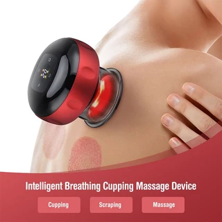 เครื่องครอบแก้วไฟฟ้าในครัวเรือนอัจฉริยะอบอุ่น moxibustion กัวซาเครื่องมือสูญญากาศแรงดันลบสามารถดูดเครื่องดูด