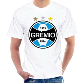 เสื้อยืดผ้าฝ้าย พิมพ์ลาย GREMIO PORTO ALEGRE SHIRT SXXXL FOOTBALL CAMISETA FUTBOL SOCCER FBPA Grγmio แฟชั่นสําหรับผู้ชาย และผู้หญิง