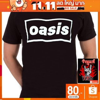 เสื้อวง Oasis เสื้อผ้าแฟชั่น โอเอซิส เสื้อยืด วงดนตรี เสื้อวินเทจ RCM1466