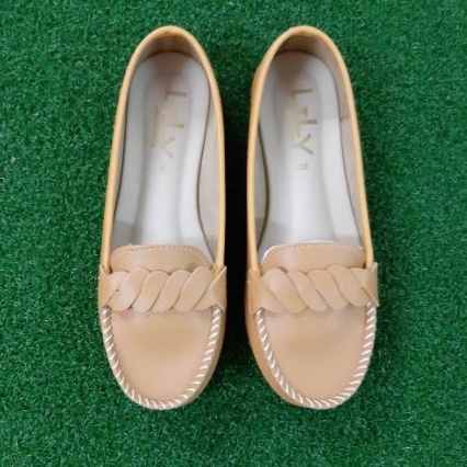 Size 39-45 รองเท้าคัทชู Big Size แบบเปีย Lily Shoes โค้ด รูปที่ 3