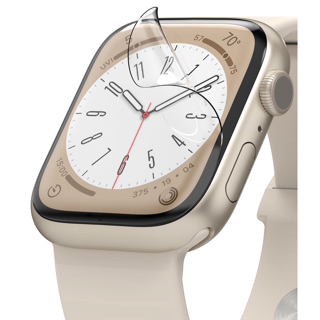 Ringke ฟิล์มกันรอยหน้าจอ ใช้งานง่าย สําหรับ Apple Watch 9 8 7 41mm 45mm 6 5 4 SE SE2 40mm 44mm
