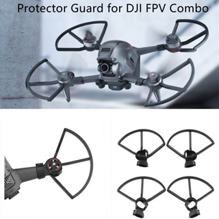 การ์ดป้องกันใบพัด ป้องกันการชน อุปกรณ์เสริม สําหรับ DJI FPV Combo Quick Release 4 ชิ้น