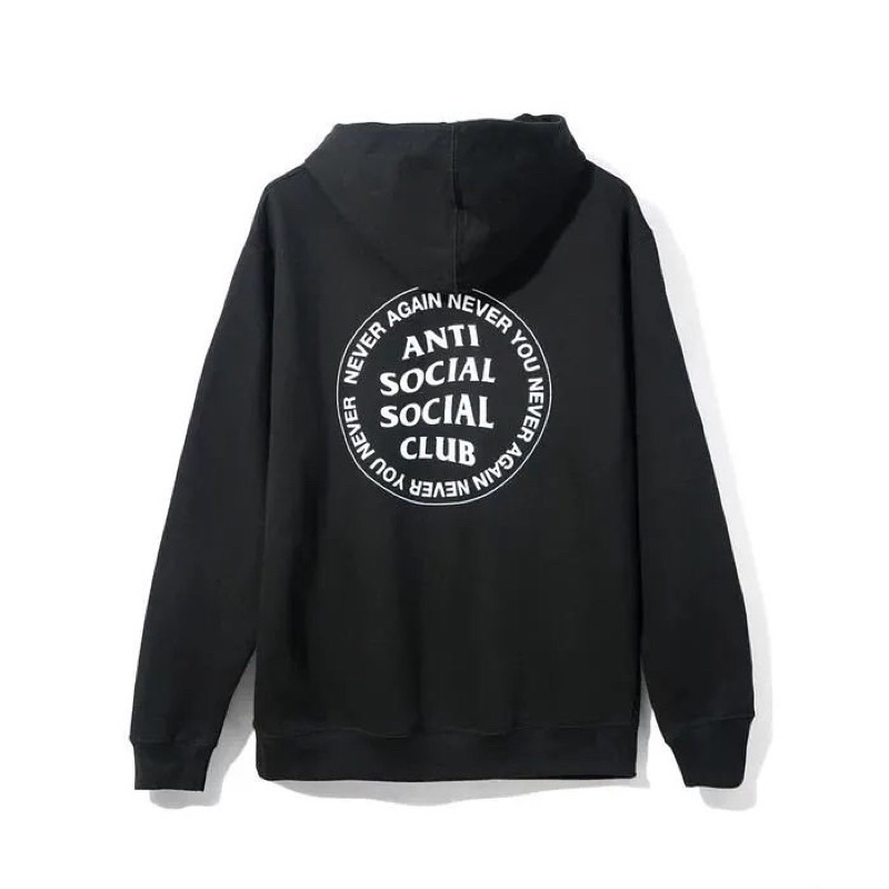 (New) Anti Social Social Club 📵 Never Again Never You Hoodie 🤞🏻 ของแท้