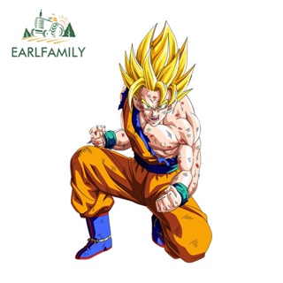 Earlfamily สติกเกอร์ ลายอนิเมะ Dragon Ball กันน้ํา 13 ซม. x 8.3 ซม. สําหรับตกแต่งรถยนต์ รถจักรยานยนต์ หน้าต่าง แล็ปท็อป RV