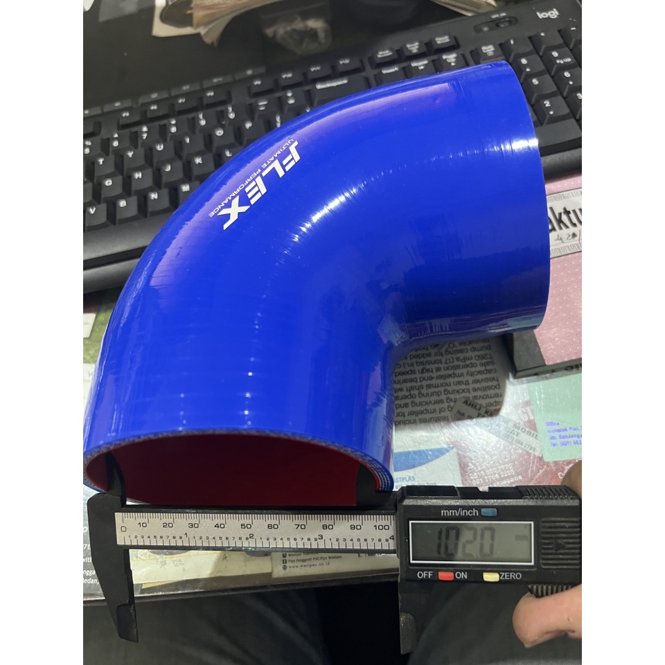 SILICONE FLEX ELBOW 90 องศา 4 นิ้ว 102 มม