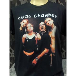 เสื้อวงนำเข้า Coal Chamber (band) Loco Nu Metal Korn Limp Bizkit Rage Against the Machine Vitage T-Shirt