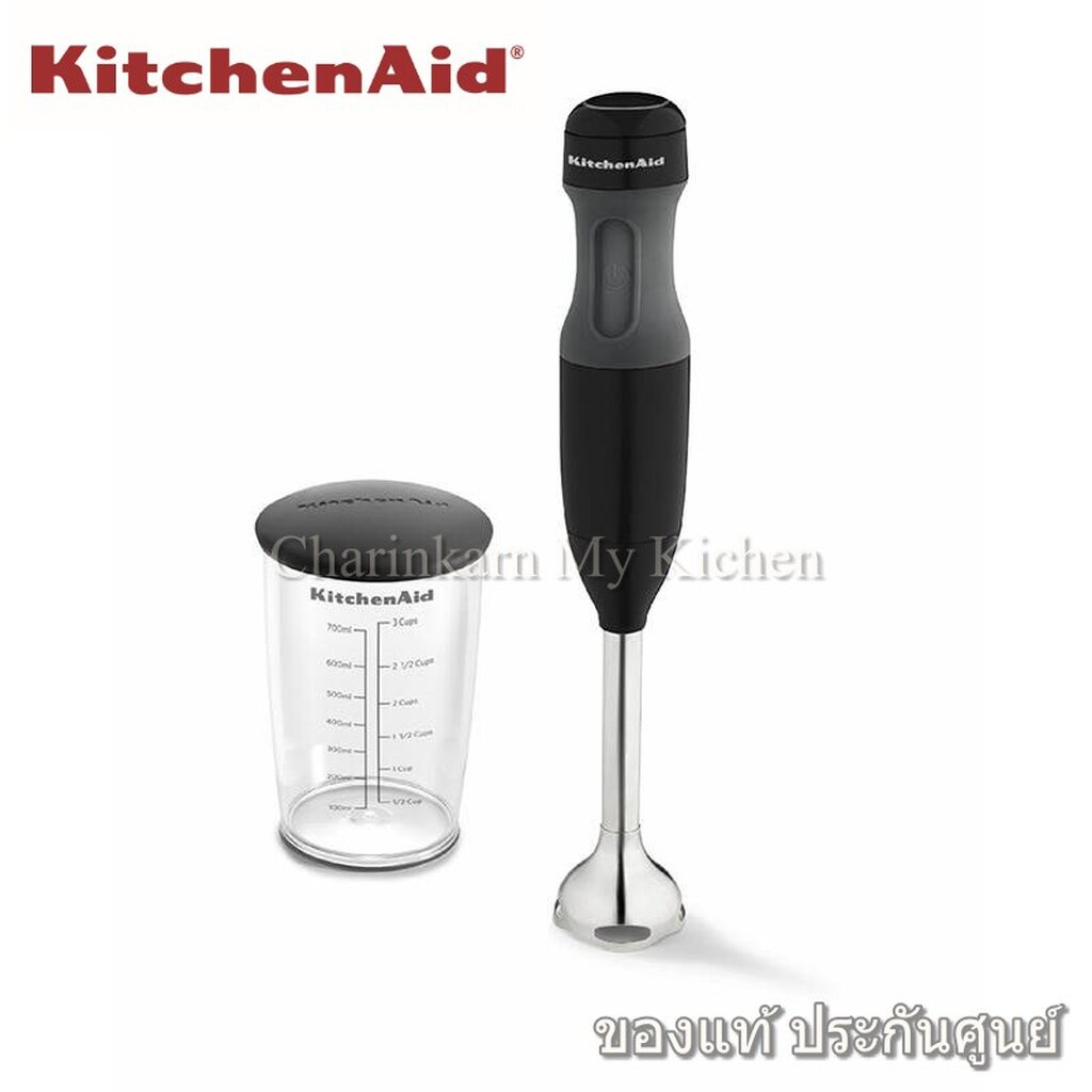 KitchenAid เครื่องปั่นมือถือ Hand Blender 2 speed BLACK 220v สีดำหมด มีแต่สีแดง****