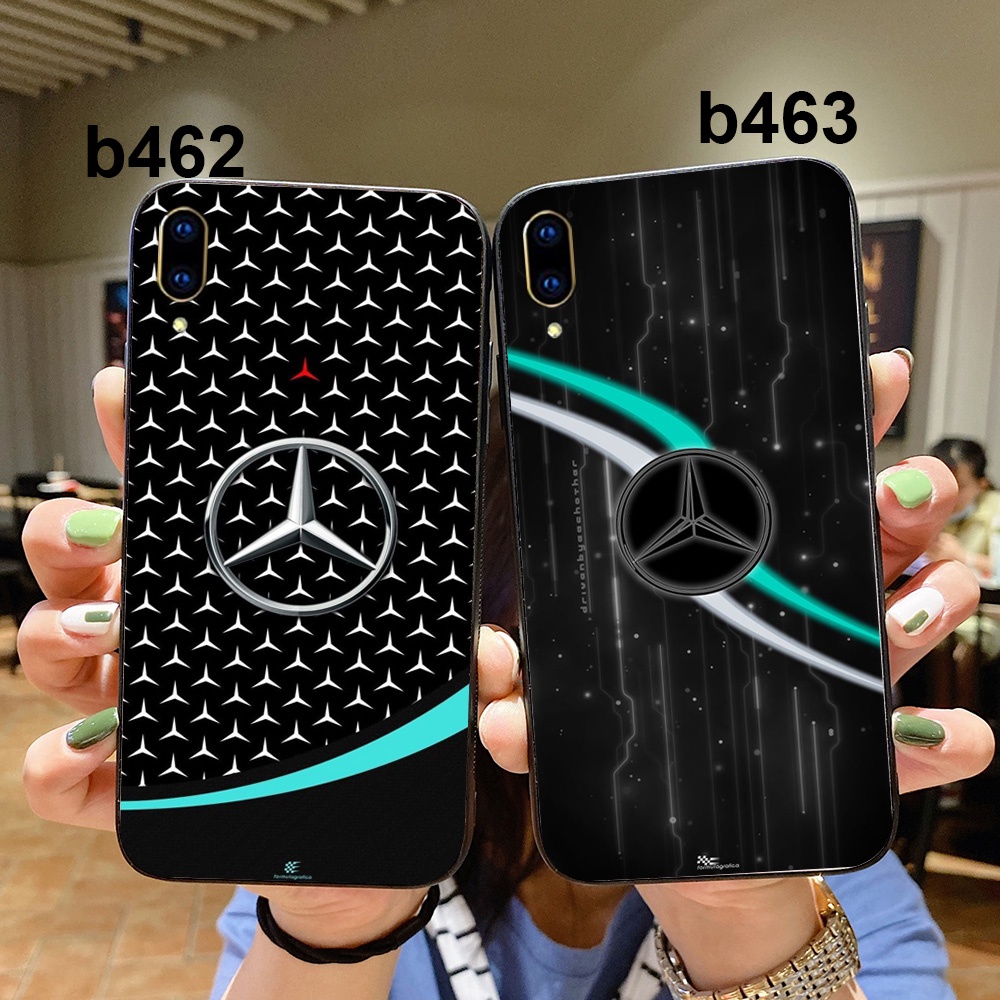 เคส Vivo v11 / vivo v11i พร้อมพิมพ์โลโก้ mec cedes เคสผู้ชาย benz