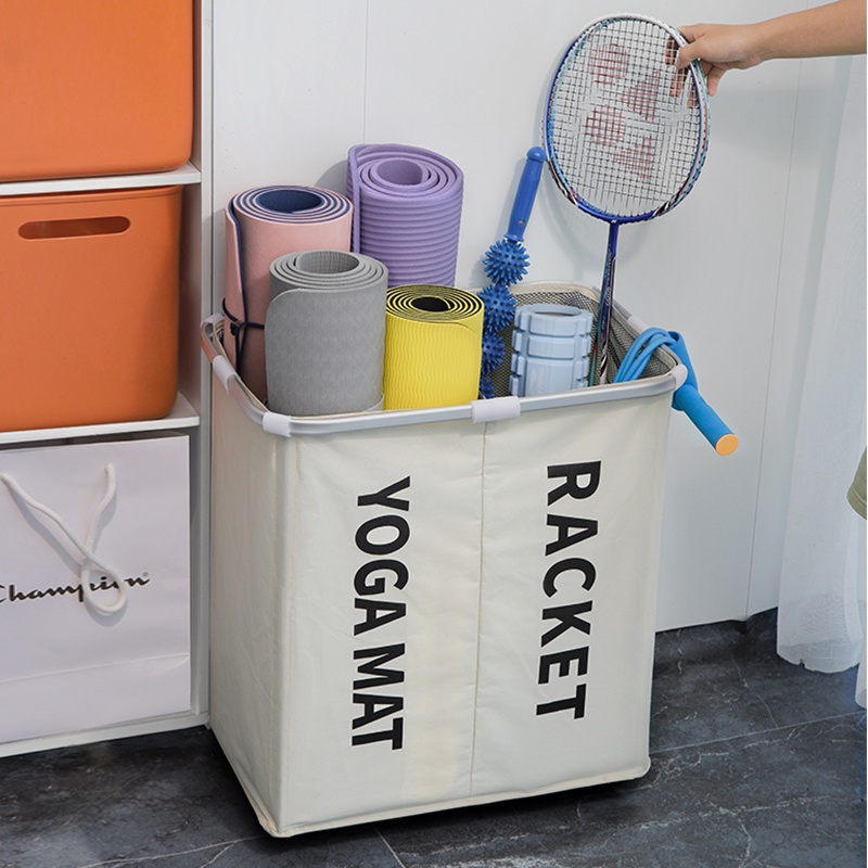 ตะกร้าเก็บผ้าความจุขนาดใหญ่พับกันน้ำสกปรก บ้านห้องน้ำหอพักซักผ้ารอก 2076 - รูปที่ 2