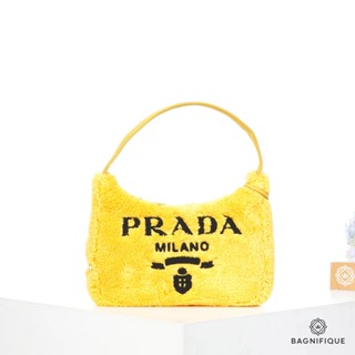 PRADA RE-EDITION 2000 MINI YELLOW BLACK TERRY SHW