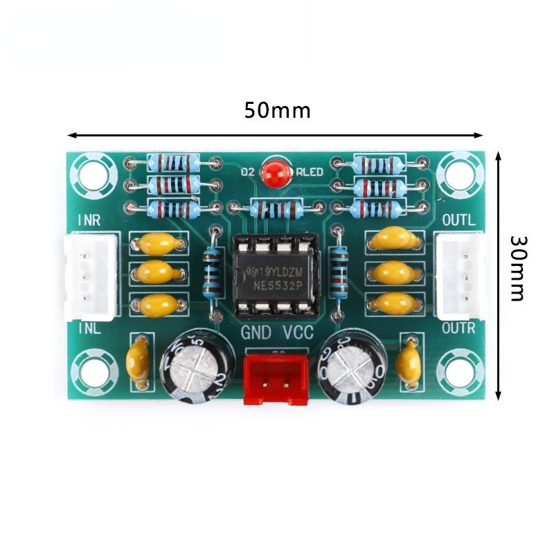 Xh-a902 NE5532 บอร์ดโมดูลขยายเสียงดิจิทัล หน้ากว้าง อัตราการเต้นของ 5 เท่า