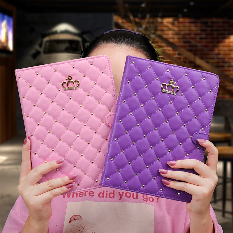 เคสแท็บเล็ตหนัง ลายมงกุฎปลุกอัจฉริยะ หรูหรา สําหรับ Ipad 10th 10.9 2022 Pro 11 6th 2022 2021 2020 2018 Air 5 4 9.7 Air 3 Pro 10.5 Air 2 1 10.2 9th 8th 7th Mini 6 5 4 3 2 1 ผ้าคลุม