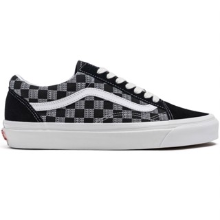 VANS OLD SKOOL 36 DX CHECKER CHECK BLACK สินค้ามีประกันแท้