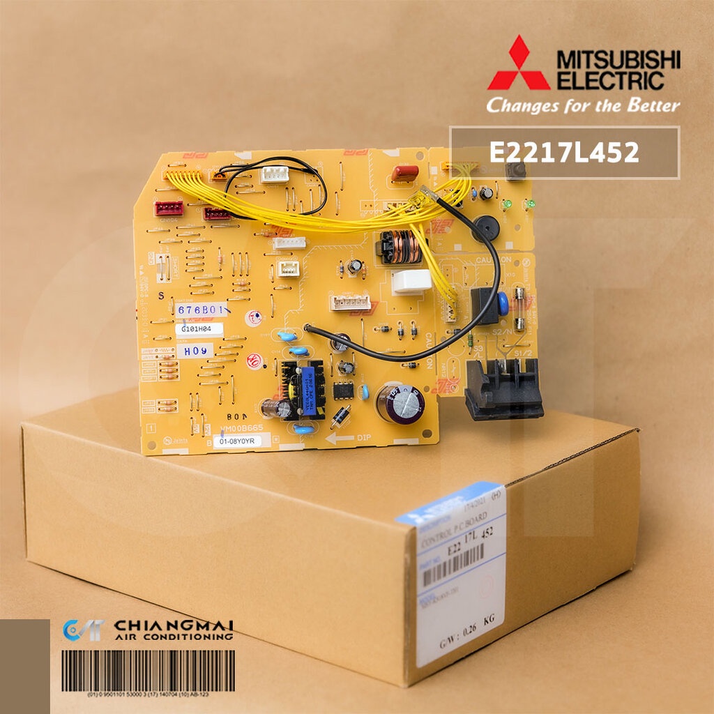 E225V2452 (MSY-KS18VF) แผงวงจรแอร์ Mitsubishi Electric แผงบอร์ดแอร์มิตซูบิชิ บอร์ดคอยล์เย็น ใช้แทน E2217L452