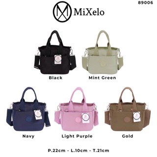 Tas Mixelo 89006 Tas Selempang - กระเป๋าสะพายไหล่ ผ้าไนล่อน กันน้ํา สําหรับผู้หญิง 2in1