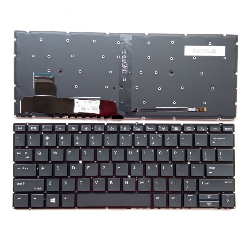 US UK เค้าโครงคีย์บอร์ดสําหรับ HP EliteBook x360 830 G5 830 G6 EliteBook zhan X13 G2 Backlit