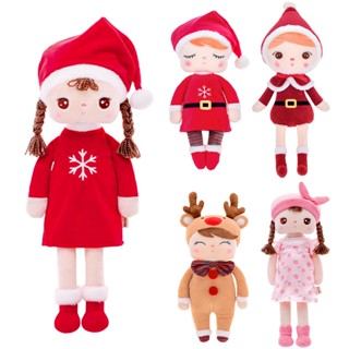 【In Stock】 50cm Metoo Reindeer Santa Claus Plush Toy Soft Stuffed Doll Christmas Kids Baby Gift