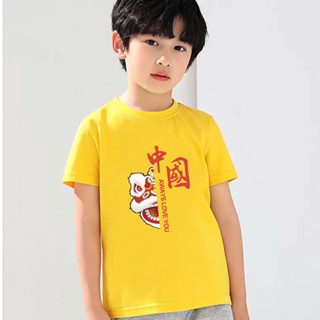 K-2358-SHORT  7สี เสื้อยืดเด็ก เสื้อเด็กแขนสั้นลายน่ารักๆ  เสื้อแขนสั้นลายการ์ตูน