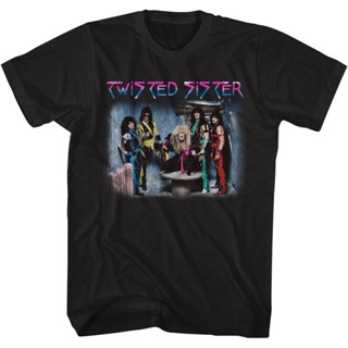 I Wanna Rock Twisted Sister T-Shirt เสื้อยืดผู้หญิง เสื้อยื เสื้อยืดเด็กผช