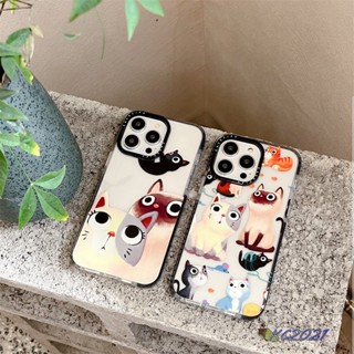 พร้อมส่ง เคสโทรศัพท์มือถือ ซิลิโคนนิ่ม TPU ใส กันกระแทก ลายดาวเคราะห์【Meow Planet】 สําหรับ iPhone 14 Pro MAX 14 Plus 13 12 11 Pro MAX 6 7 8 Plus X XR XS MAX