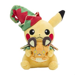 [Direct from Japan] Pokemon Plush doll Pikachu &amp; Dedenne Pokémon Christmas 2022 Toy Factory Japan NEW