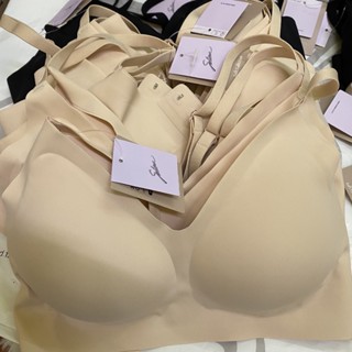 เสื้อชั้นใน ซาบีน่า ไร้โครง ไร้ขอบ ทรงตะขอหลัง Sabina soft bra SBXK122 นุ่ม เรียบ เนียน LV2 ฟองนม25% สวยมาก