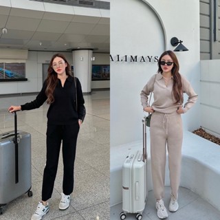 MALIMAYS - Airport look✈️ Toys knit set พร้อมส่ง