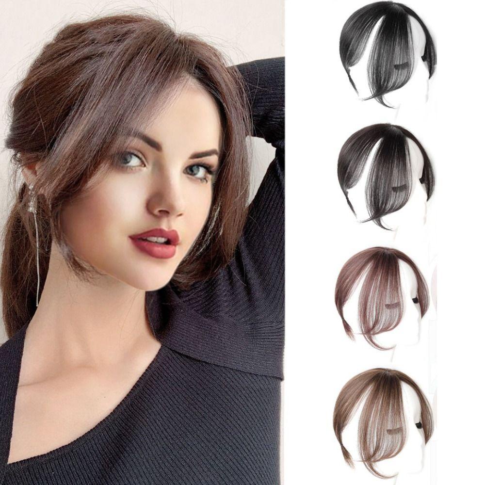 Bluevelvet กิ๊บติดผมสังเคราะห์ 3D ไร้รอยต่อ คุณภาพสูง สีดํา สําหรับผู้หญิง - รูปที่ 3