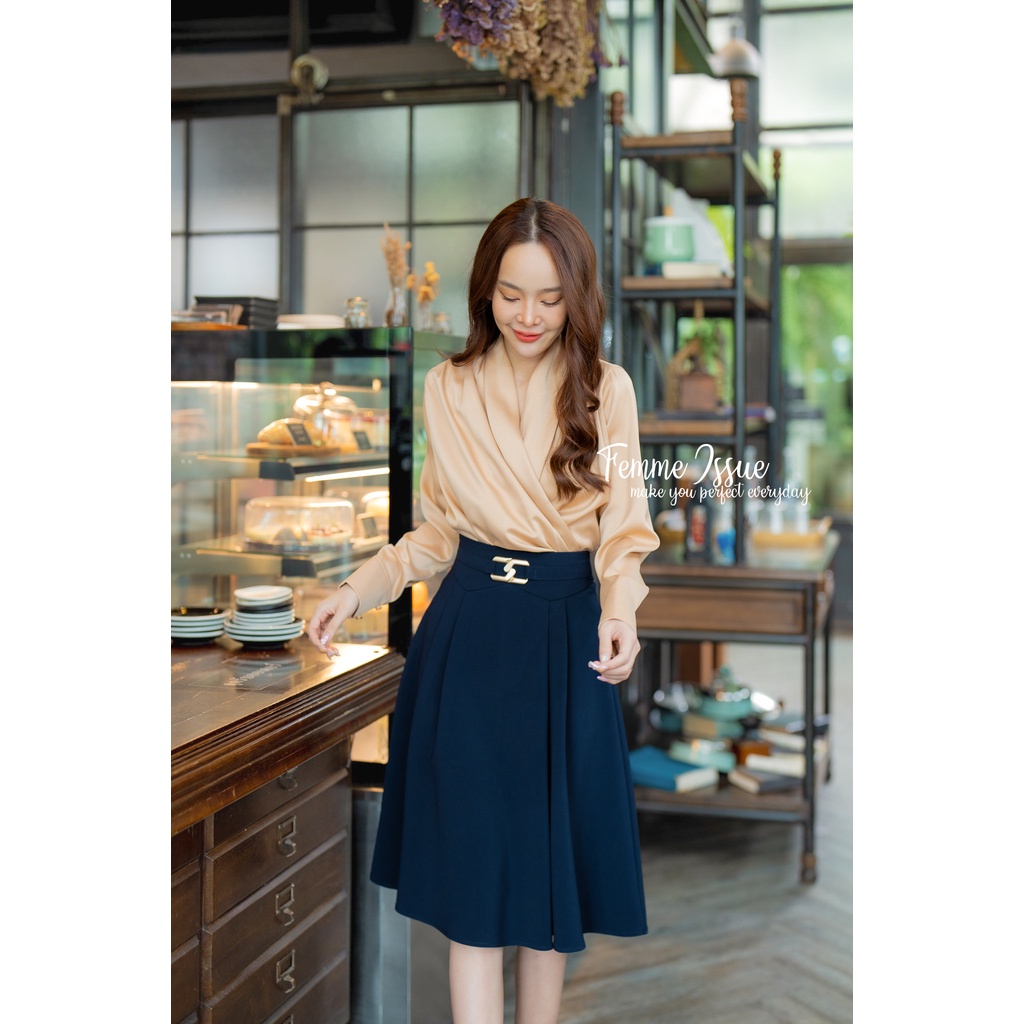FEMME ISSUE กระโปรงทำงานพรีเมียม C0122 สินค้าขายดี รูปที่ 5