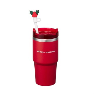 🎀【Last chance!!! พร้อมส่ง】 2022 แก้วสตาร์บัคส์เกาหลี Starbucks Korea Stanley holiday quencher red tumbler 591ml/ 20oz