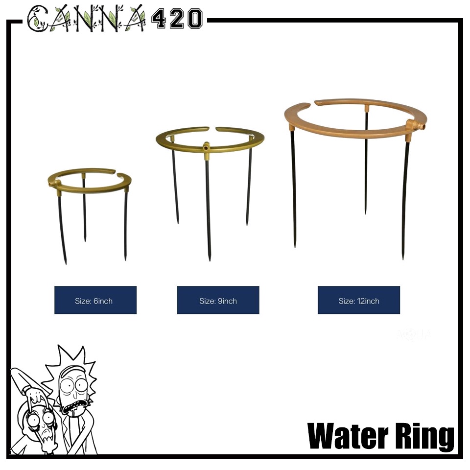 ห่วงรดน้ำอัตโนมัติ Hydro Hat Dripper Halo water ring 12 inch Drip Ring