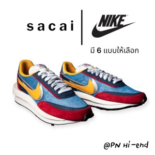 🔥เหลือไซส์จำกัด🔥รองเท้าผ้าใบชายหญิง   Nike x Sacai Waffle สุดฮิต 1:1 (พร้อมส่ง💯/ รุ่นนี่ใส่ตรงไซส์) พร้อมกล่องอุปกรณ์